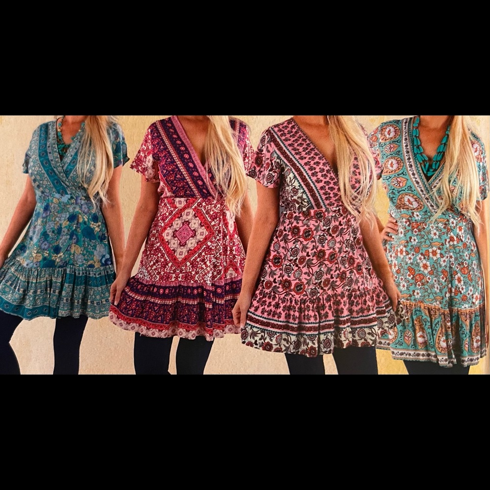 NWT. Sacred Threads Dress/Tunic. S/M. 04/BL/BL - Picture 2 of 4